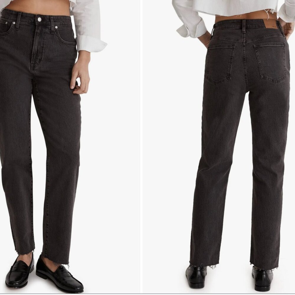 Madewell The Perfect Vintage Straight Jean in Lunar Wash, Size 30P